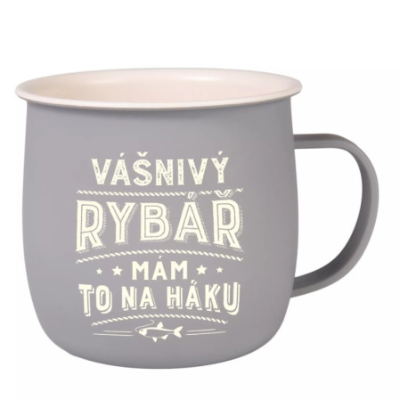 detail Albi Outdoorový hrnek - Vášnivý rybář