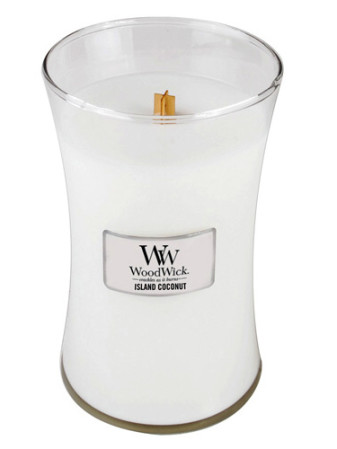 detail Vonná svíčka WoodWick ISLAND COCONUT velká 609,5g