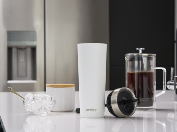 detail Contigo Luxe Spillproof Tumbler 720 ml, bílá