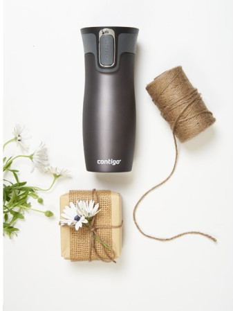 detail Contigo Termohrnek West Loop 470 ml, Gunmetal