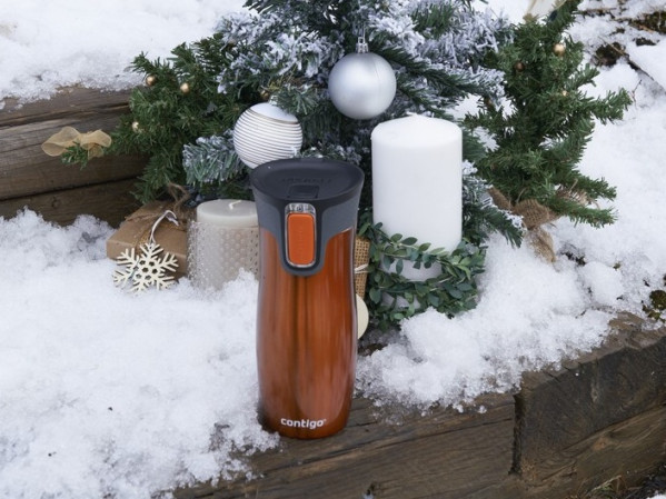 detail Contigo Termohrnek West Loop 470 ml, Tangerine