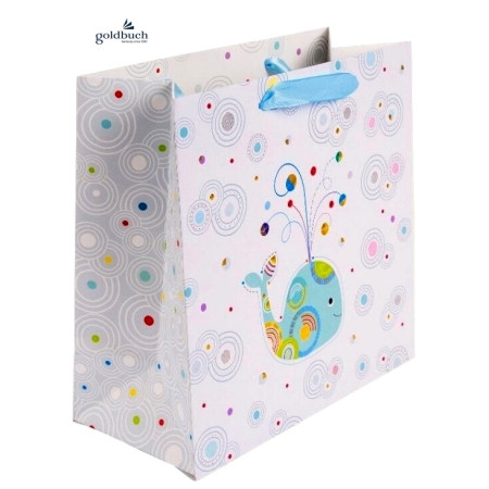 detail Dárková taška M 46464 Goldbuch WHALE SERENITY velryba, 18 x 18 x 8 cm