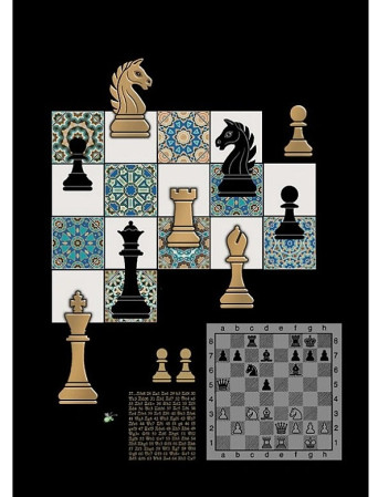 detail Luxusní přání M180 BUG ART - CHESS