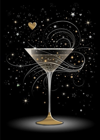 detail Luxusní přání M191 BUG ART - COCKTAIL