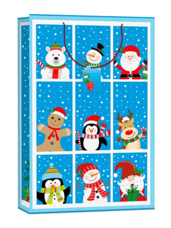 detail Alvarak Dárková taška XXXL - Xmas dětská, 73x49x18cm