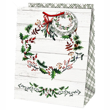 detail Alvarak Dárková taška TM - ADVENTNÍ VĚNEC - 23x19x10,2cm