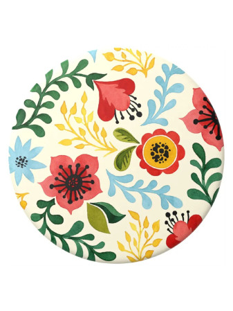 detail PopSockets PopTop Gen.2, Wallflower Paper, květinový vzor, výměnný vršek