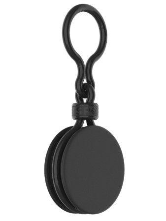 detail PopSockets PopChain, přívěšek pro 2 výměnné vršky, plastový, černý
