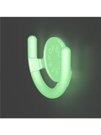 detail PopSockets Multi-Surface Mount, univerzální držák, fosforeskující