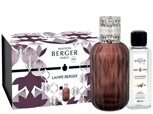 detail Maison Berger QUINTESSENCE prune, katalytická lampa, náplň Golden Wheat