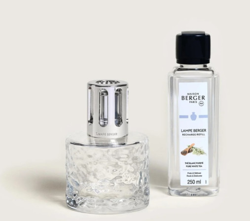 detail Maison Berger MIRAGE, katalytická lampa s náplní Pure White Tea, 250ml