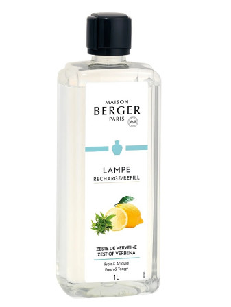 detail Maison Berger ZEST OF VERBENA, náplň katalytické lampy 1L