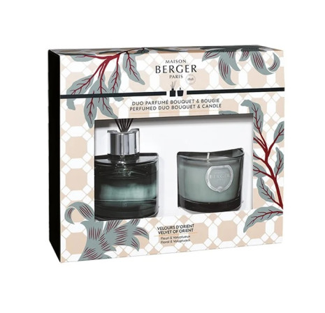 detail Maison Berger ADAGIO mini duo Sametový orient difuzér 80ml + svíčka 80g