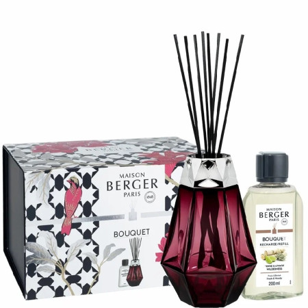 detail Maison Berger PRISME granátový difuzér s vůní Divočina, 200ml