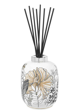 detail Maison Berger VÉGÉTALE white, porcelánový difuzér s tyčinkami bez náplně