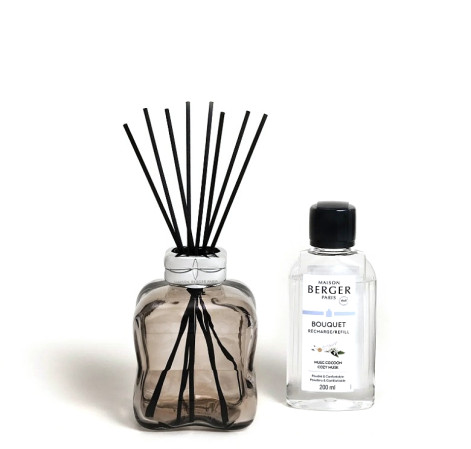 detail Maison Berger COSY MARRON, luxusní difuzér, náplň Cozy Musk 200ml