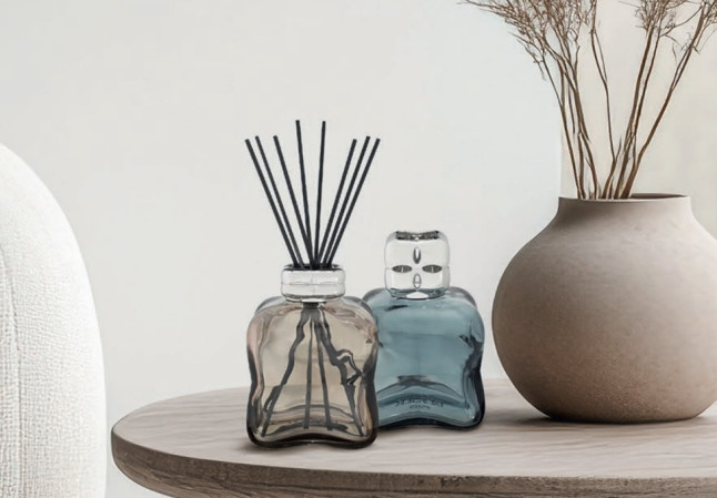 detail Maison Berger COSY MARRON, luxusní difuzér, náplň Cozy Musk 200ml