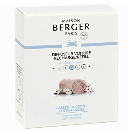 detail Maison Berger Náplň vůně do auta COTTON CARESS, 2ks