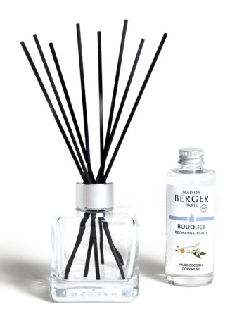 detail Maison Berger COSY MUSK, difuzér kostka s náplní 125ml