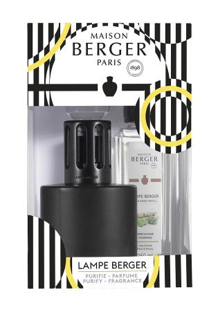 detail Maison Berger Illusion Purify černá katalytická lampa, náplň Wilderness 250ml