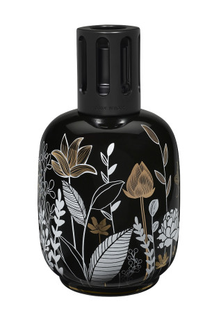 detail Maison Berger VÉGÉTALE black, porcelánová katalytická lampa
