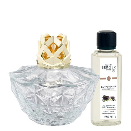 detail Maison Berger KALI white, katal. lampa s náplní Vanilla Magnificence 250ml