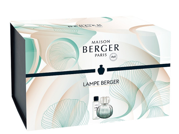 detail Maison Berger CORALI lampa GREEN, náplň Celestial Aqua 250ml