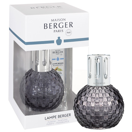 detail Maison Berger DISCO lampa GREY s vůní AMBER POWDER, 250ml