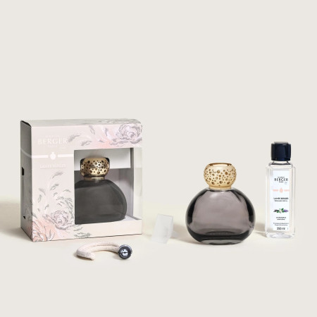 detail Maison Berger OPHELIA grey, katalytická lampa a náplň Light Floral 250ml