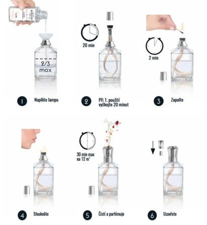 detail Maison Berger FRESH SPIRIT, náplň katalytické lampy 500ml