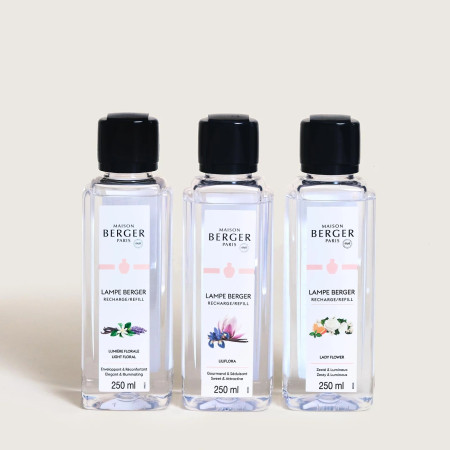 detail Maison Berger Triopack Ophelia, 3x 250ml náplň katalytické lampy