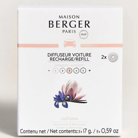 detail Maison Berger Náplň vůně do auta LILIFLORA, 2ls