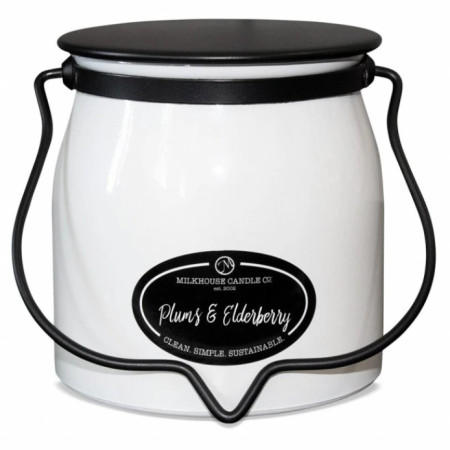 detail Vonná svíčka Milkhouse Candle PLUMS & EDLDERBERRY 454g