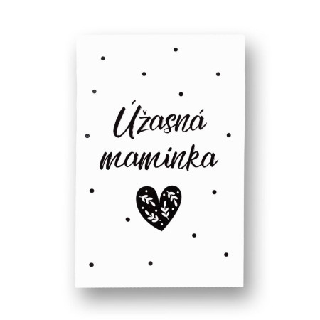 detail Soap & Gifts - Vonné přání 10g - ÚŽASNÁ MAMINKA, bílé