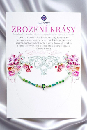 detail Náramek MÁM ŠTĚSTÍ - ZROZENÍ KRÁSY