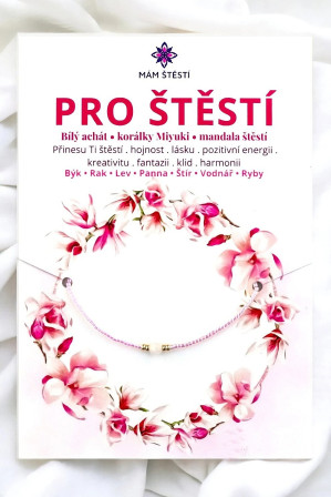 detail Náramek MÁM ŠTĚSTÍ - PRO ŠTĚSTÍ