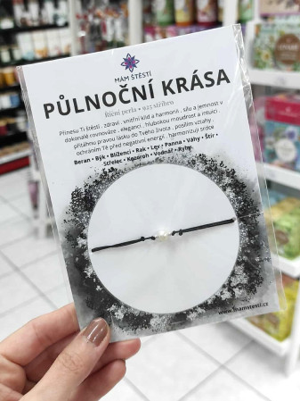 detail Náramek s poselstvím - PŮLNOČNÍ KRÁSA