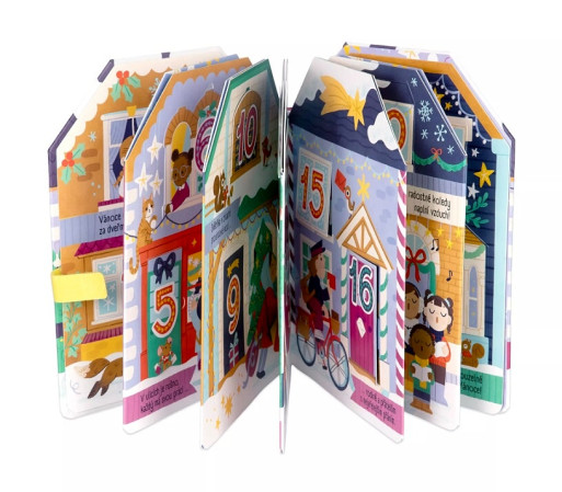 detail VÁNOČNÍ MĚSTEČKO, Adventní okénková kniha