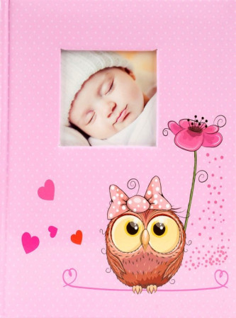 detail Fotoalbum 9x13/200 B35200S Fandy OWLET 2, růžová