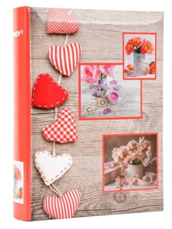 detail Fotoalbum 9x13/200 B35200S Fandy SENSE 1, červený bok