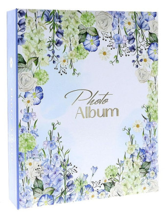 detail Fotoalbum 10x15/200 bez popisu Gedeon FLOWER 12 modré
