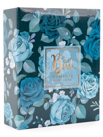 detail Fotoalbum 10x15/304 bez popisu Gedeon FLOWER 10 tmavě modré