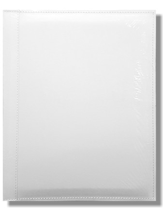 detail Fotoalbum samolepicí 50stran FS-50 BÍLÁ KOŽENKA S BÍLÝM HŘBETEM