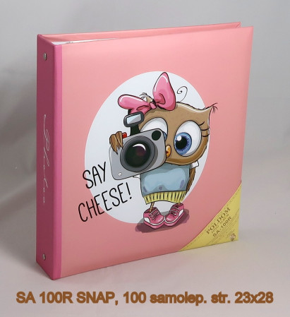 detail Fotoalbum samolepicí 100stran SA-100 Poldom SNAP růžové