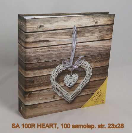 detail Fotoalbum samolepicí 100stran SA-100 Poldom HEART