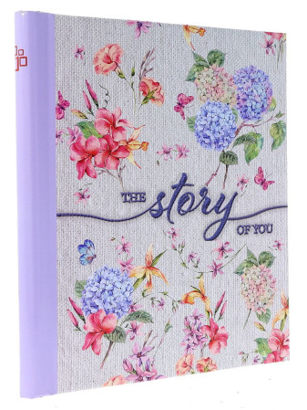 detail Fotoalbum samolepicí 60stran DRS30 Gedeon FLOWER STORY modré