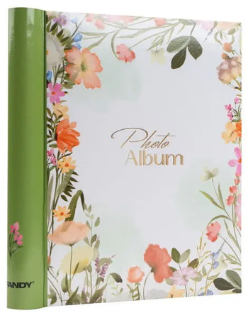 detail Fotoalbum samolepicí 60stran DRS30 Fandy ABLOOM 2 zelený bok
