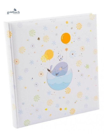 detail Fotoalbum klasik 60stran Goldbuch 15766U LITTLE WHALE BLUE