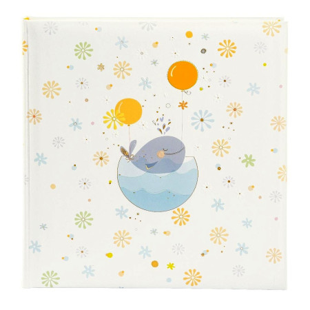 detail Fotoalbum klasik 60stran Goldbuch 15766U LITTLE WHALE BLUE