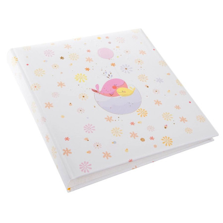 detail Fotoalbum klasik 60stran Goldbuch 15466U LITTLE WHALE PINK